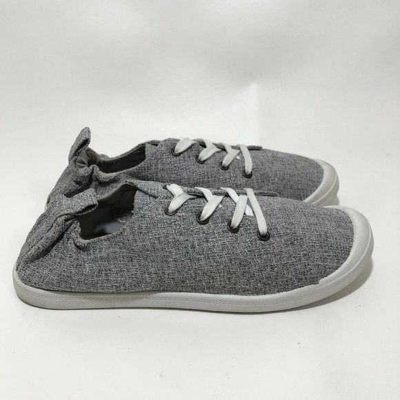 Sole Mate Lace Up Comfort Gray Scrunch Women's Tennis Shoes Size 7/8 - Picture 4 of 7
